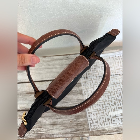 BRAND NEW Longchamp Le Pliage tote in small - black - Picture 8 of 16